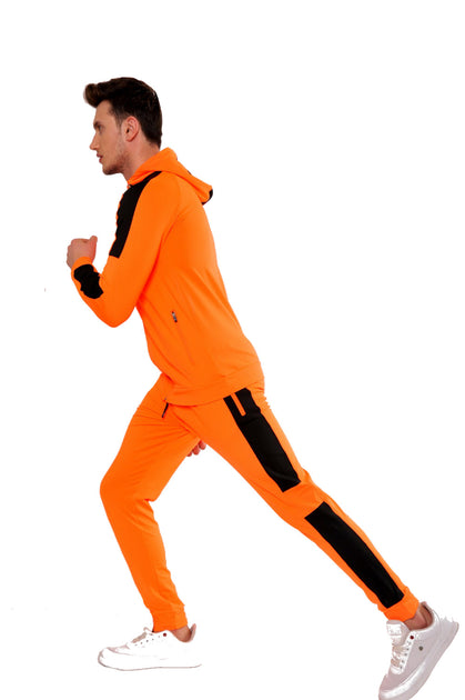 LIT ORANGE TRACKSUIT