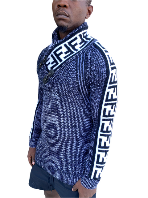 Long Sleeve Pull Over Sweater With Shall Neck