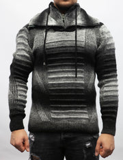 Exotic Grey Long Sleeve Pull Over Sweater