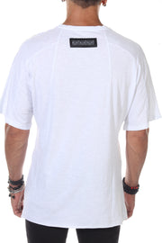 White Fashion Oversize T shirt With Pocket