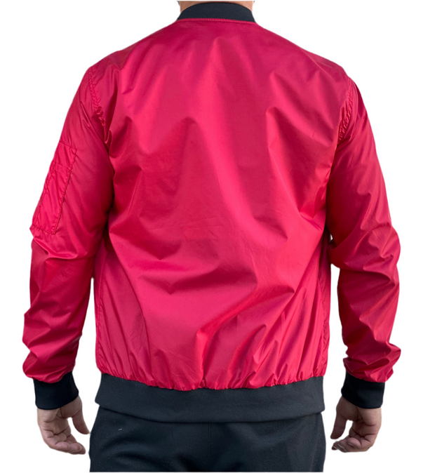 Red Bomber Jacket