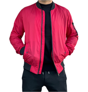 Red Bomber Jacket