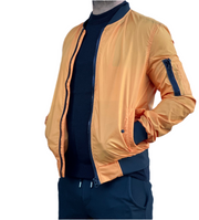 Orange Bomber Jacket