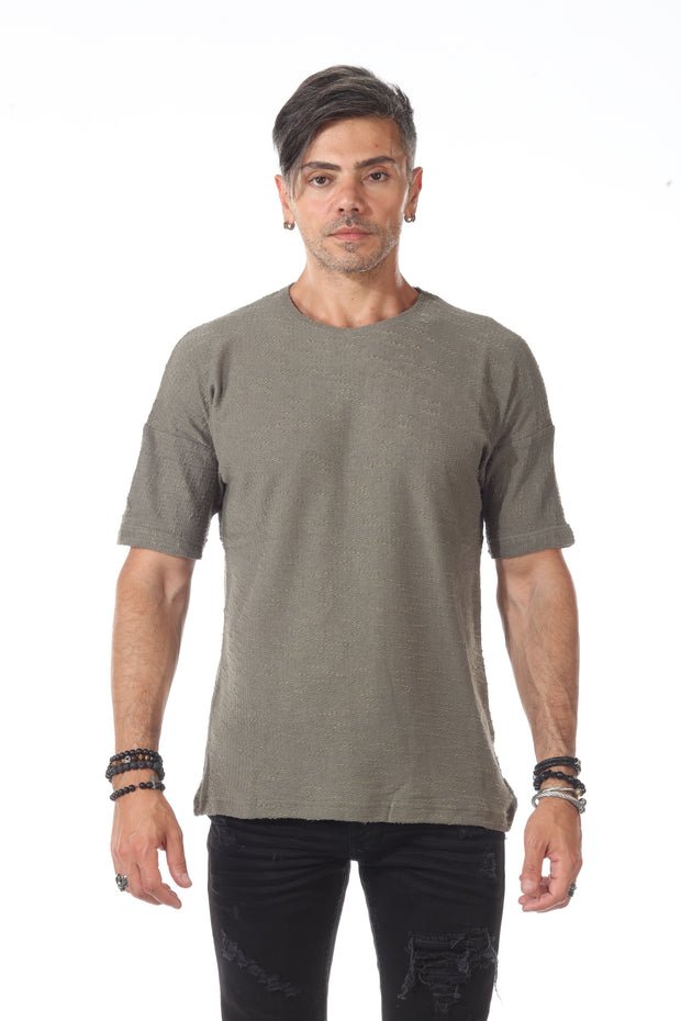 Sage Oversize Earth Fabric Tshirt