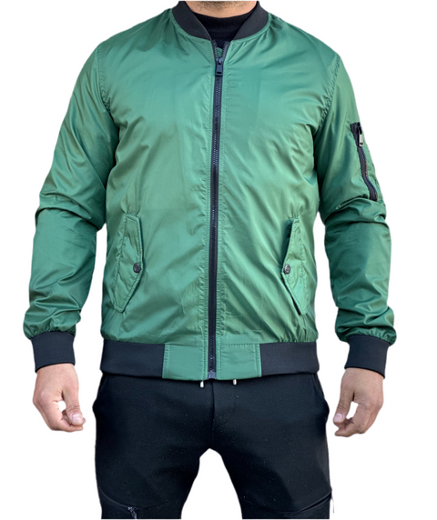 Green Bomber Jacket