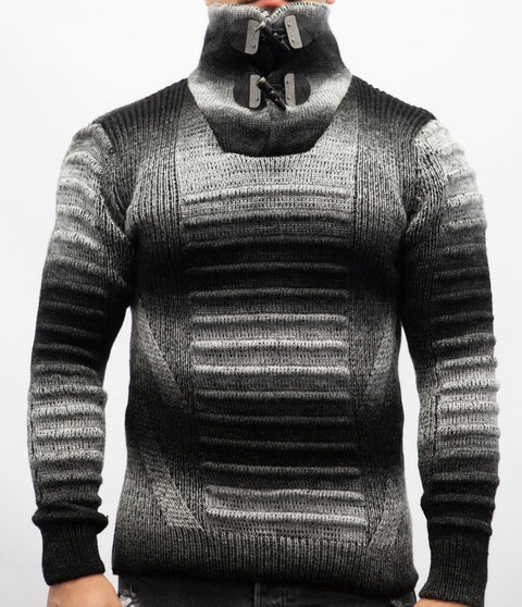 Exotic Grey Long Sleeve Pull Over Sweater