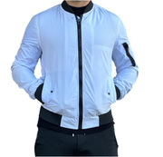 White Bomber Jacket