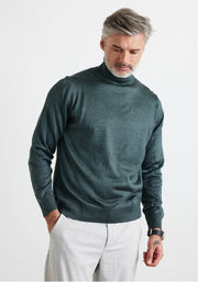 “Isaac” Sage Men’s Turtle Neck