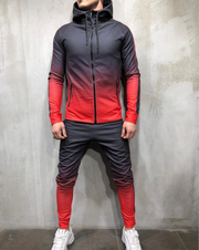 Two Piece Red Tide wash Tracksuit Set (2pcs)