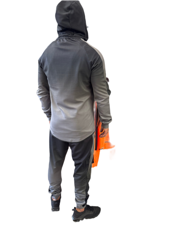 Two Piece Grey Tide wash Tracksuit Set (2pcs)