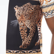 "Elijah" Cheetah Print Men's Fitted Fashion Tee