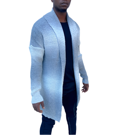 [Alan] Shade Gray Light Weight Oversize Cardigan