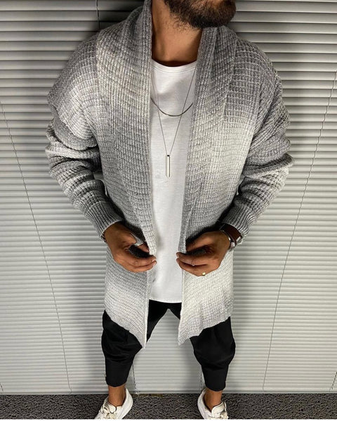 [Alan] Shade Gray Light Weight Oversize Cardigan