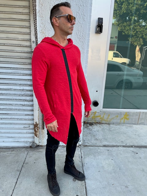 Red Coachella Cardigan