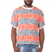 “Isaiah” Orange Pattern Fashion Tshirt