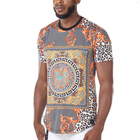 “Dominick” cheetah print fashion Tshirt
