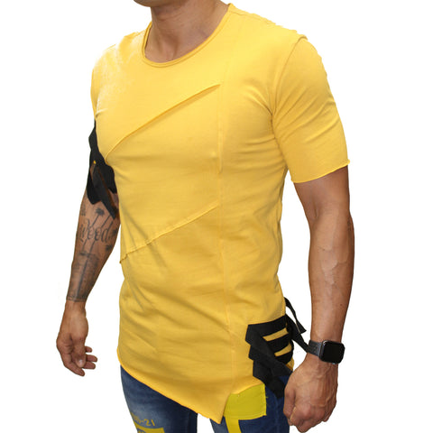 Yellow fashion T-Shirt with Band