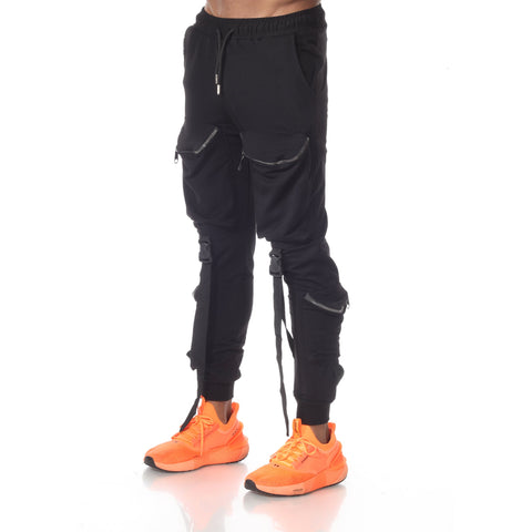 Theo Fashion Jogger With clips and zipper