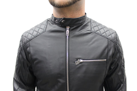 "Kouki" Black Leather Jacket