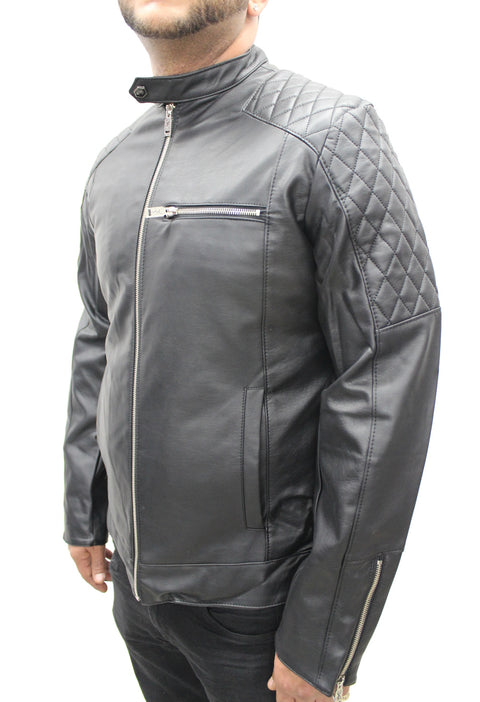 "Kouki" Black Leather Jacket