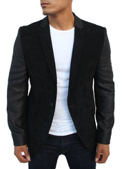 Don Black Blazer With Details On Sleeve